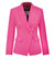 Gold button pink blazer