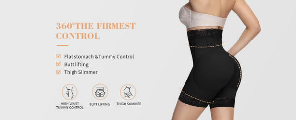 Butt Lifter Shapewear Short - Black