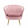 Velvet Schelp Fauteuil