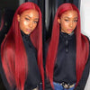Raw Peruvian Hair/Bodywave Double Weft - Burgundy Red