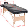 Inklapbare behandel/massagetafel