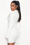 Office Blazer Mini Dress