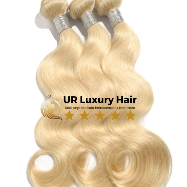 Double Weft Blonde Bodywave Raw Cambodian Hair
